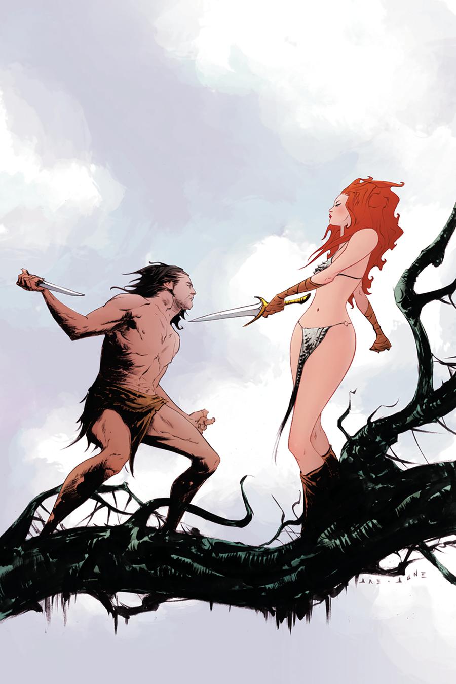 Red Sonja Tarzan #1 Cover F Incentive Jae Lee Virgin Cover