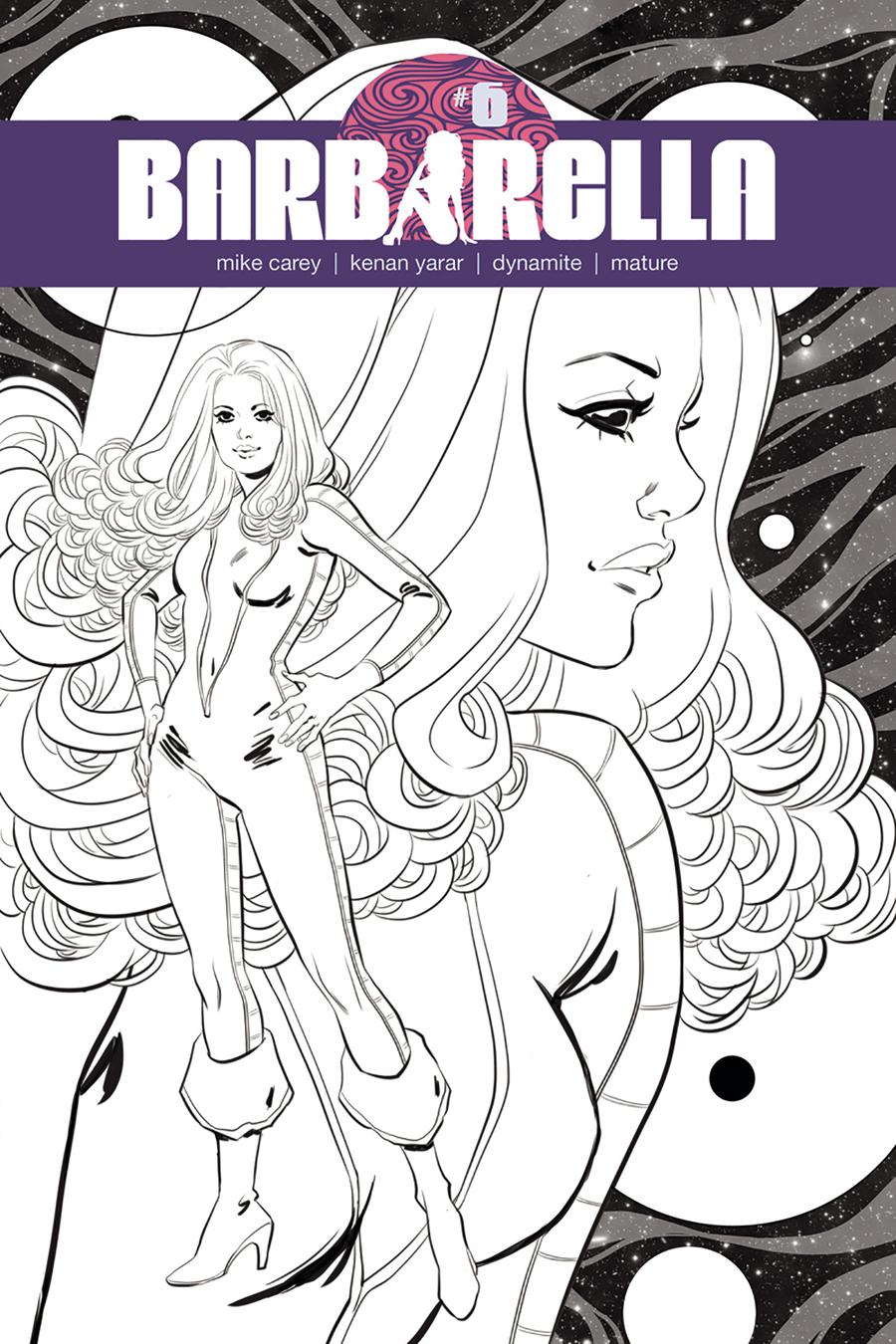 Barbarella #6 Cover F Incentive Marguerite Sauvage Black & White Cover