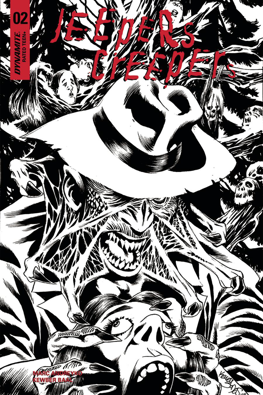 Jeepers Creepers #2 Cover D Incentive Kelley Jones Black & White Cover