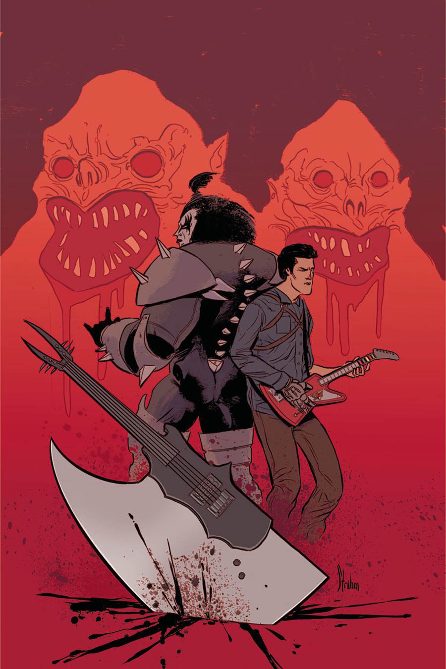 KISS Army Of Darkness #4 Cover D Incentive Kyle Strahm Virgin Cover