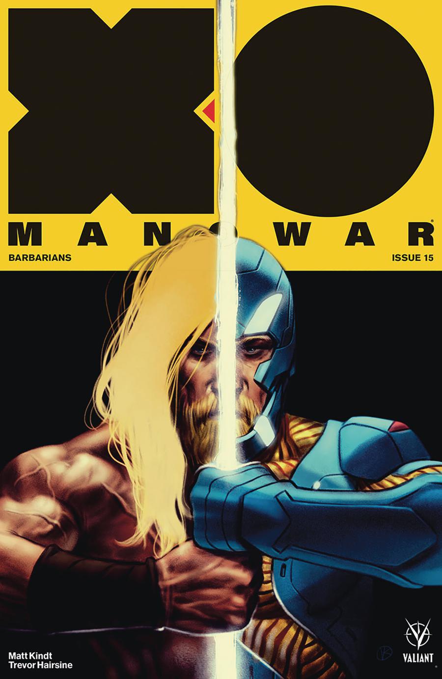 X-O Manowar Vol 4 #15 Cover E Incentive Viktor Kalachev X-O Manowar Icon Variant Cover