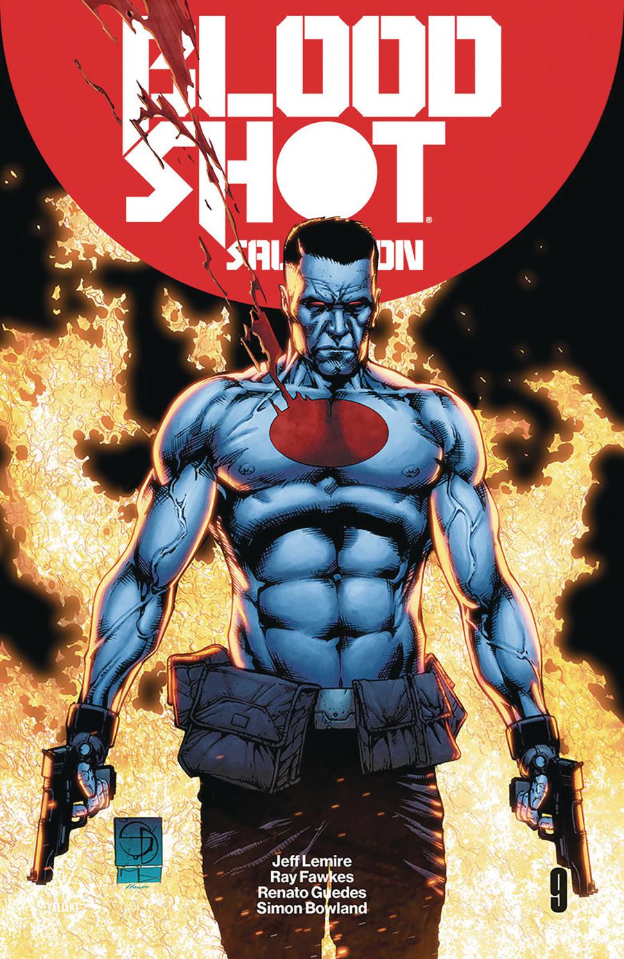 Bloodshot Salvation #9 Cover F Incentive Shane Davis Bloodshot Icon Variant Cover