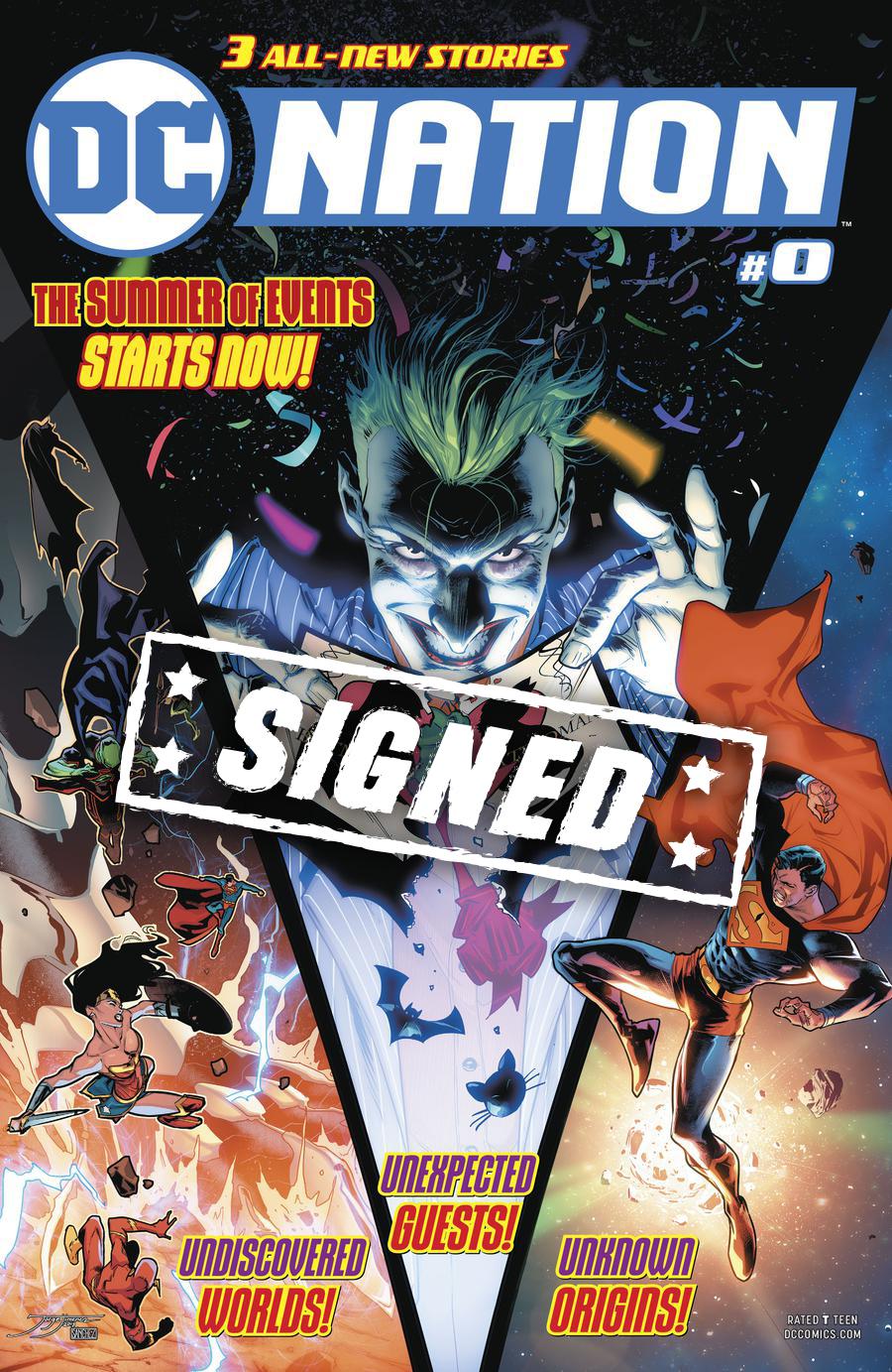 DC Nation #0 Cover F DF Signed By Tom King