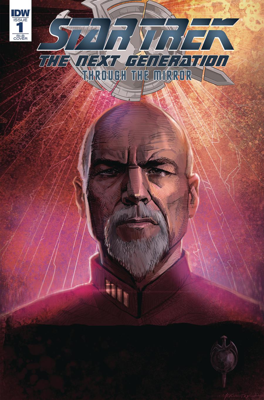 Star Trek The Next Generation Through The Mirror #1 Cover D Incentive Peter McKinstry Portrait Variant Cover