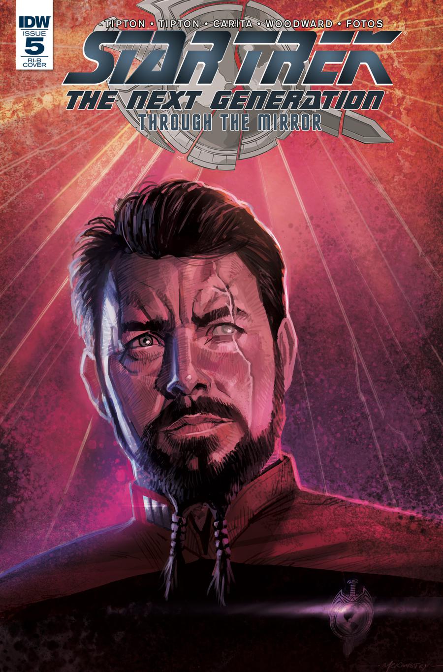 Star Trek The Next Generation Through The Mirror #5 Cover D Incentive Peter McKinstry Variant Cover