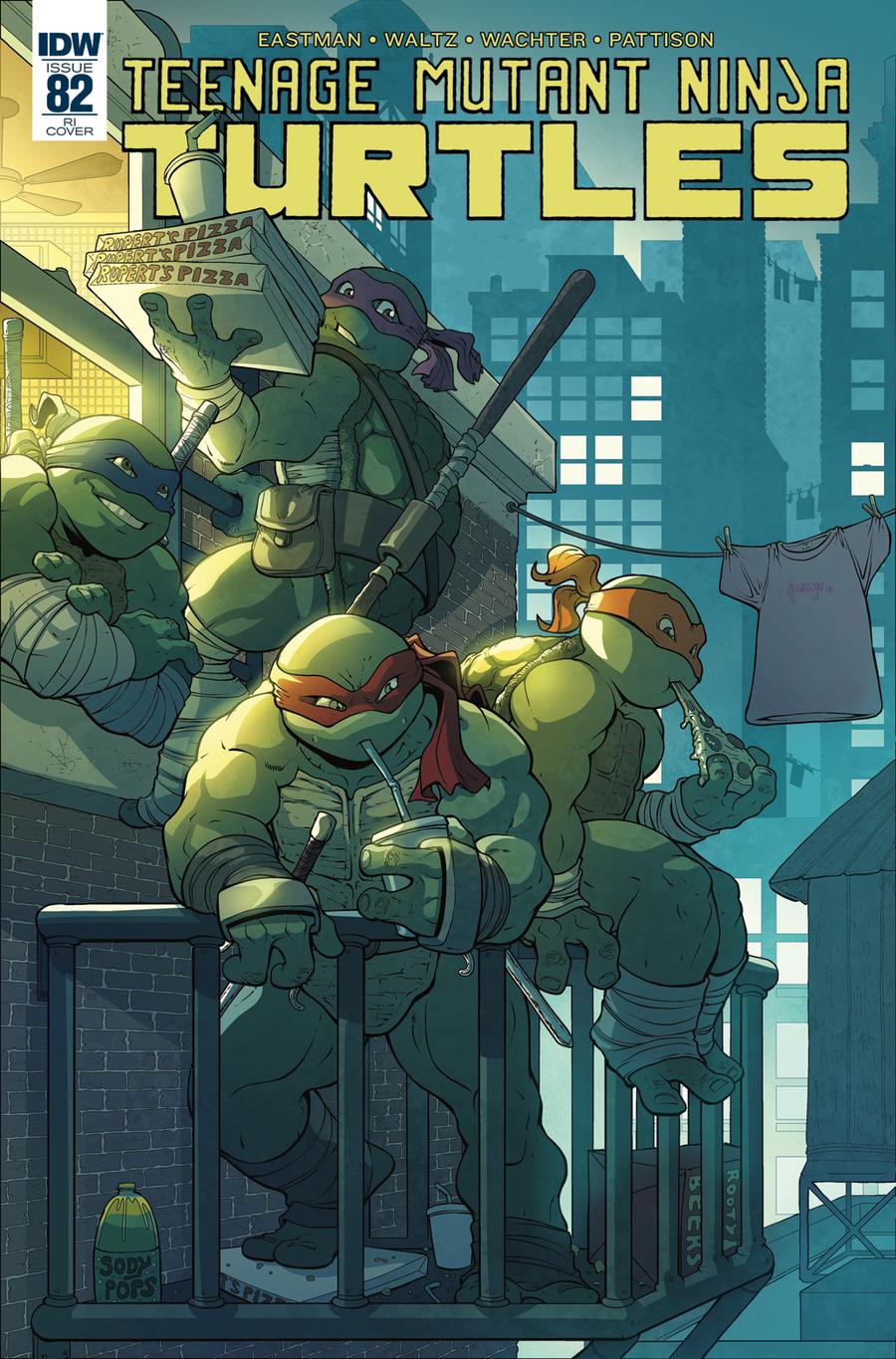 Teenage Mutant Ninja Turtles Vol 5 #82 Cover C Incentive Will Robson Variant Cover