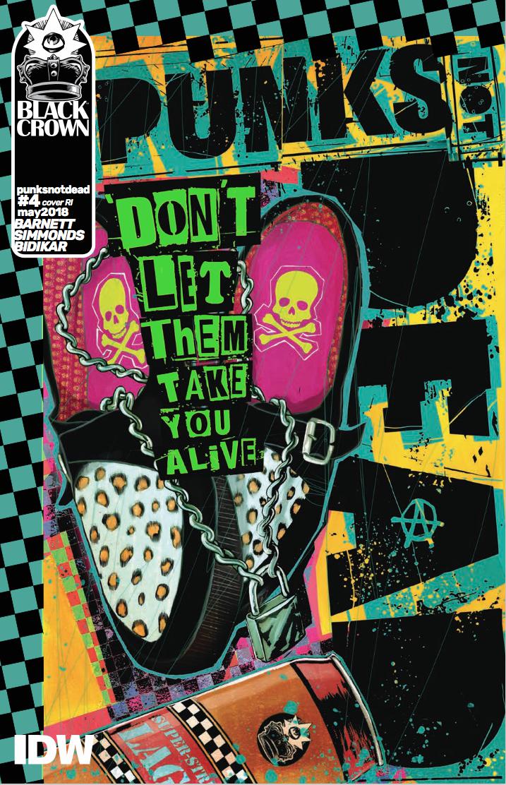 Punks Not Dead #4 Cover C Incentive Martin Simmonds Variant Cover