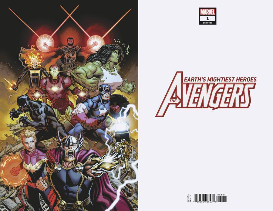Avengers Vol 7 #1 Cover F Incentive Ed McGuinness Virgin Cover
