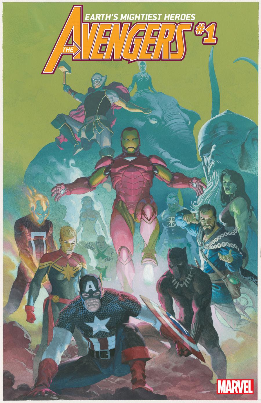 Avengers Vol 7 #1 Cover E Incentive Esad Ribic Variant Cover