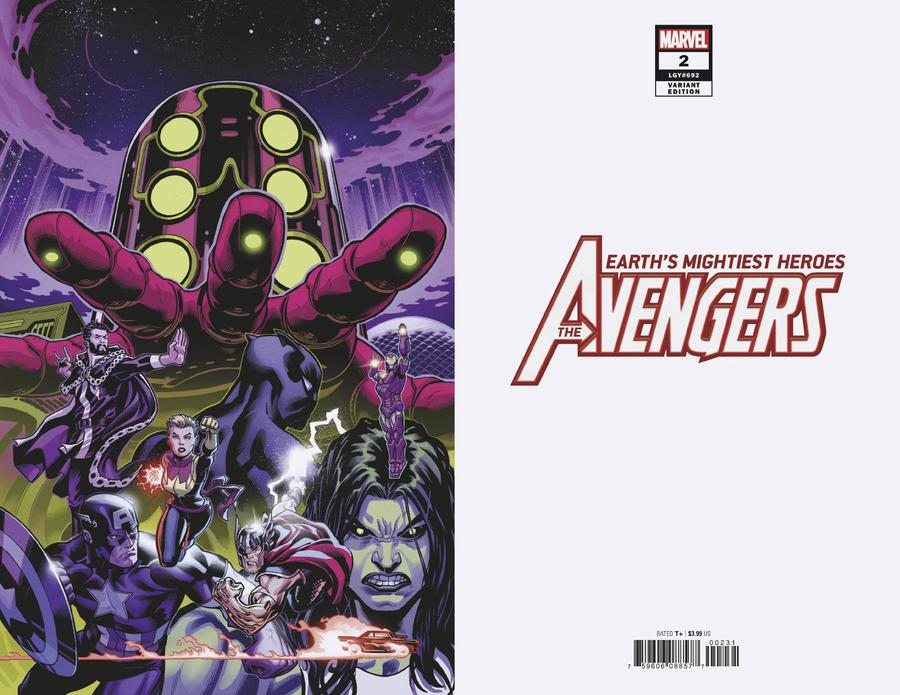 Avengers Vol 7 #2 Cover C Incentive Ed McGuinness Virgin Cover