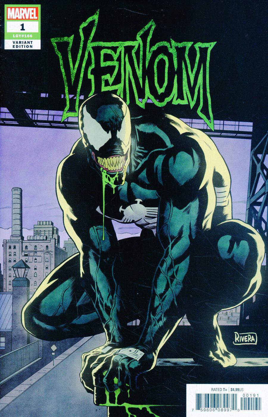 Venom Vol 4 #1 Cover D Incentive Paolo Rivera Variant Cover