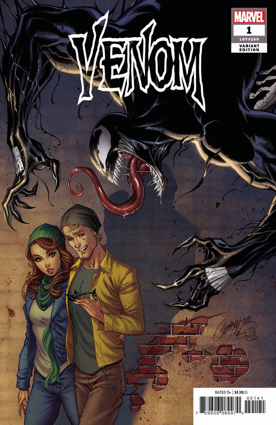 Venom Vol 4 #1 Cover E Incentive J Scott Campbell Variant Cover