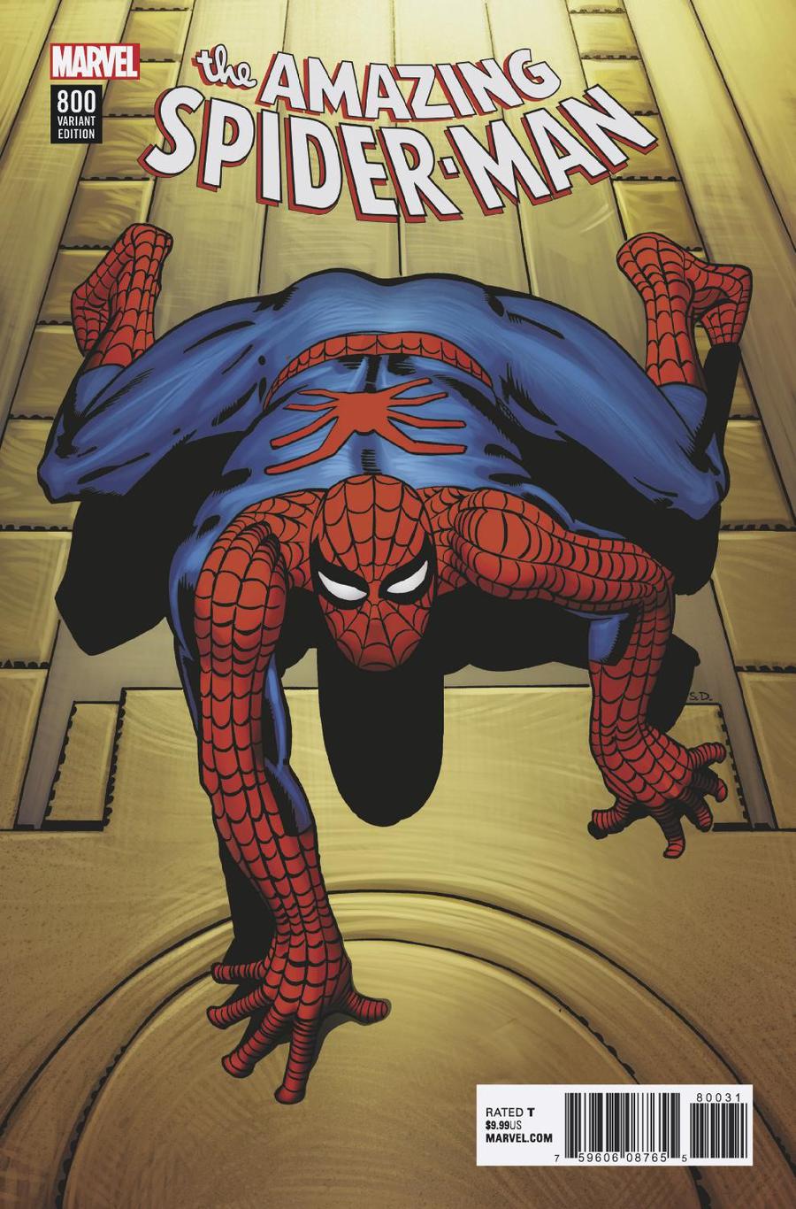 Amazing Spider-Man Vol 4 #800 Cover R Incentive Steve Ditko Remastered Color Variant Cover