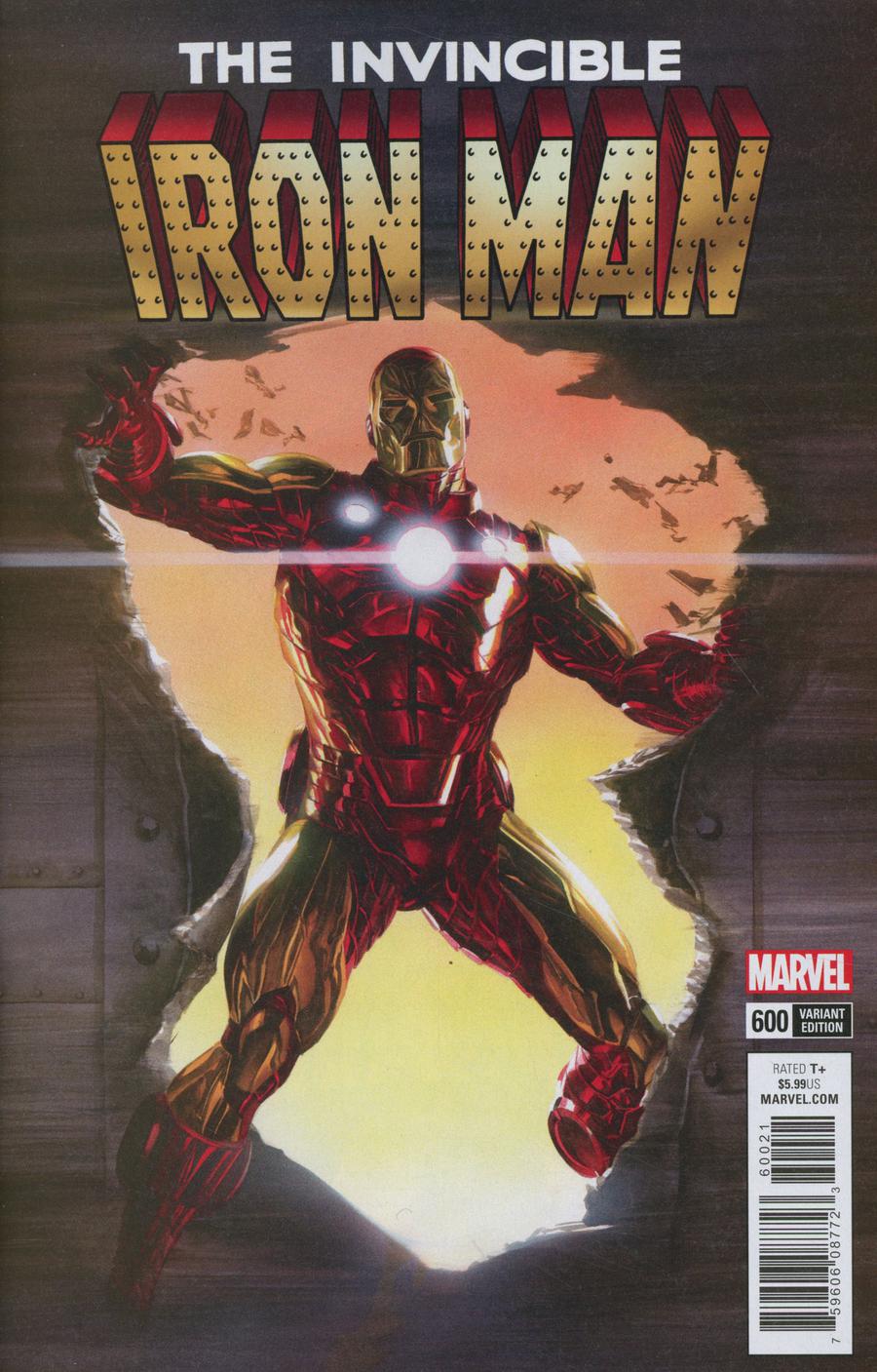 Invincible Iron Man Vol 3 #600 Cover D Incentive Alex Ross Variant Cover