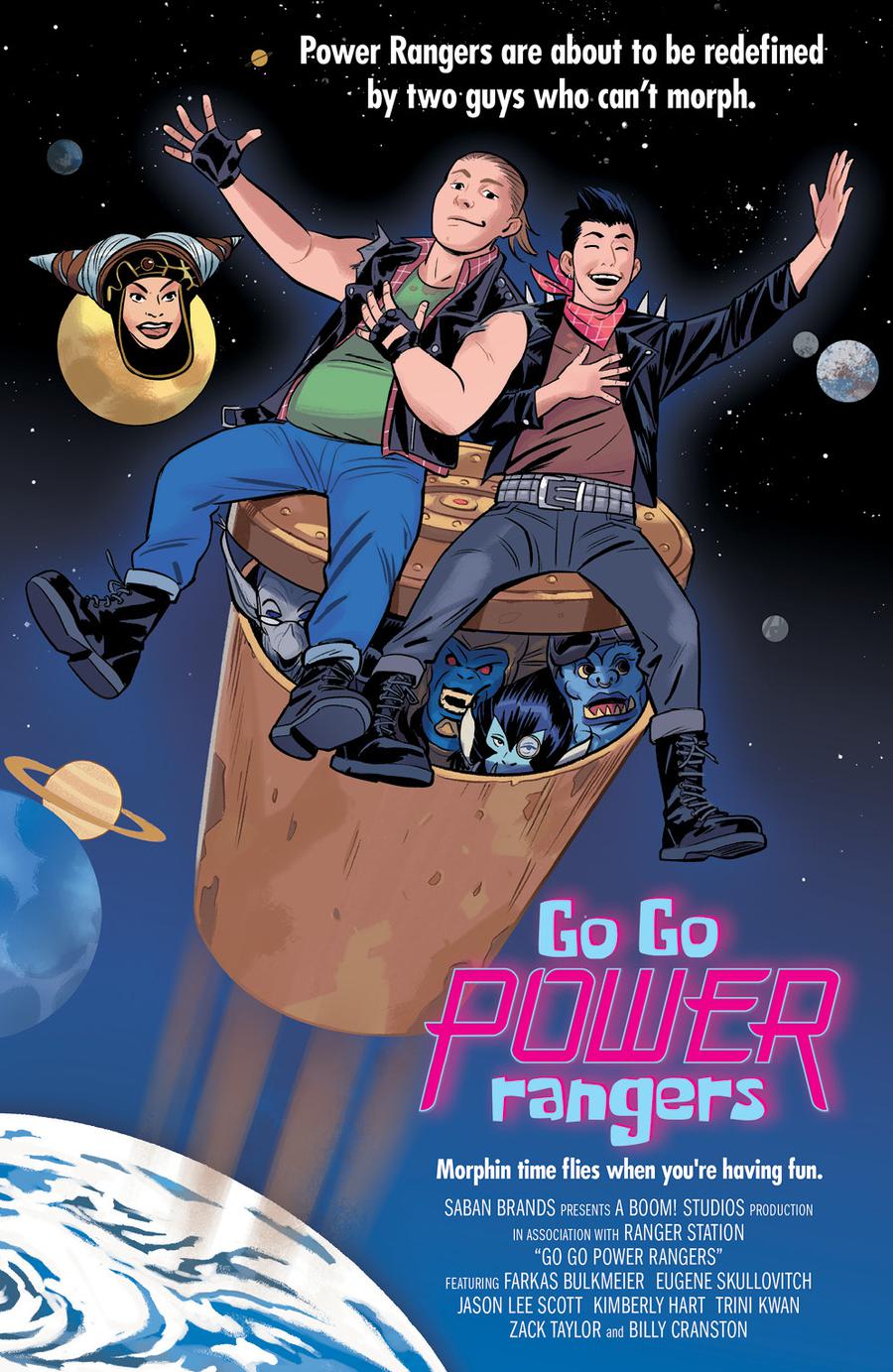 Sabans Go Go Power Rangers #9 Cover C Incentive Natacha Bustos Homage Virgin Variant Cover (Shattered Grid Part 2)