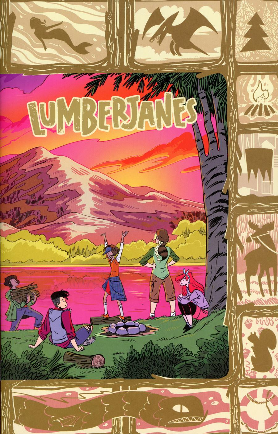Lumberjanes #50 Cover D Incentive Veronica Fish Wraparound Foil Virgin Variant Cover