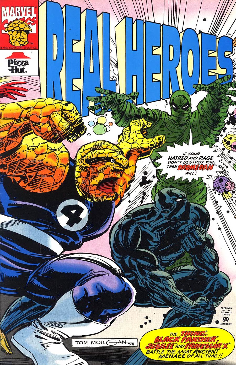 Real Heroes Pizza Hut Promotional Comic Book #1 Cover B No Polybag