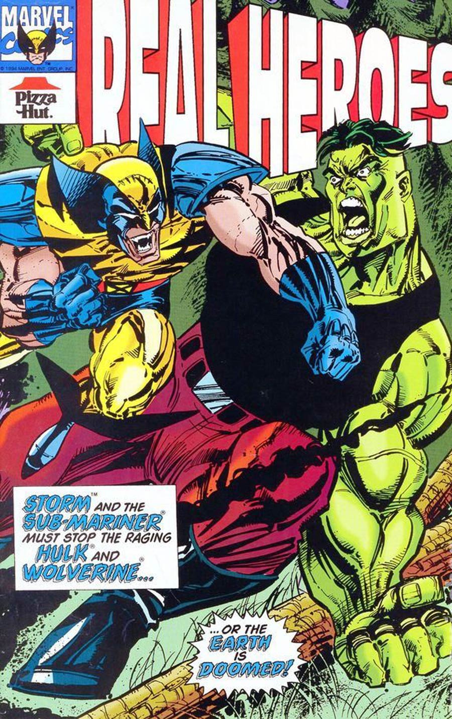 Real Heroes Pizza Hut Promotional Comic Book #2 Cover B No Polybag