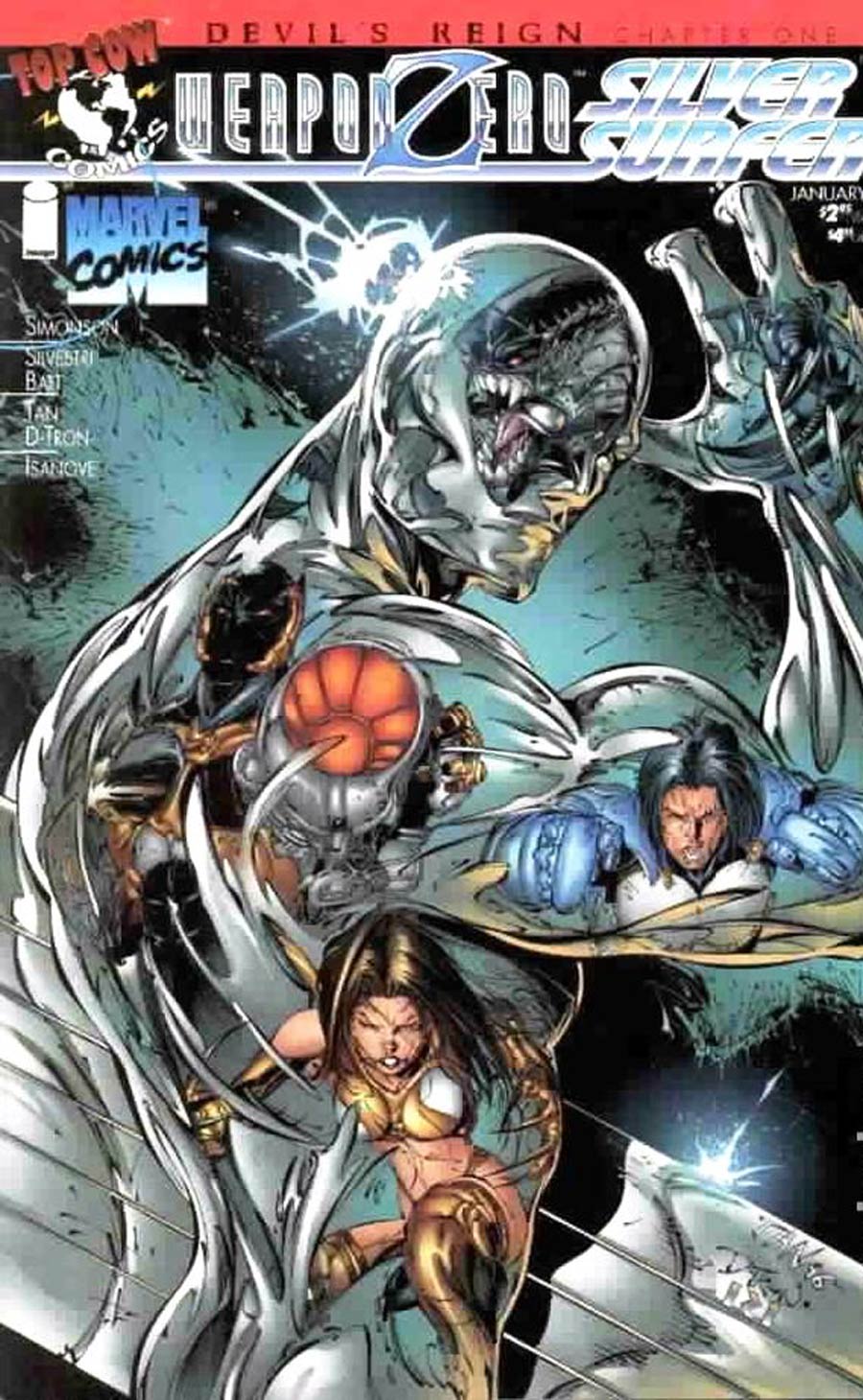 Weapon Zero Silver Surfer One Shot Cover C Billy Tan (Devils Reign Part 1)