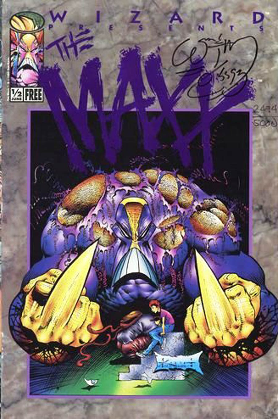 Maxx #1/2 Cover D DF Signed Edition With Certificate