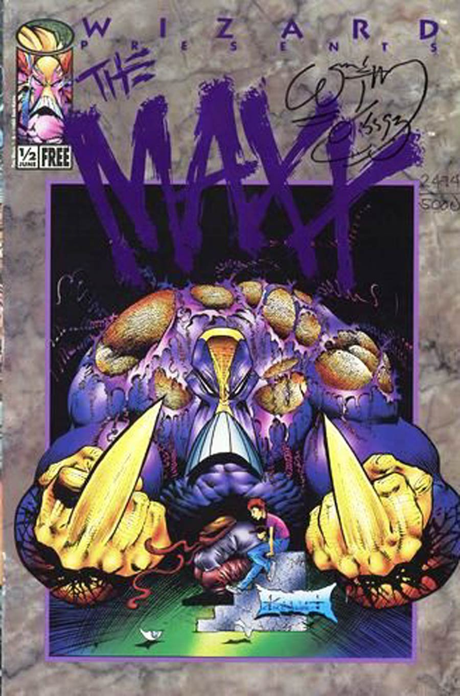 Maxx #1/2 Cover E DF Signed Edition Without Certificate