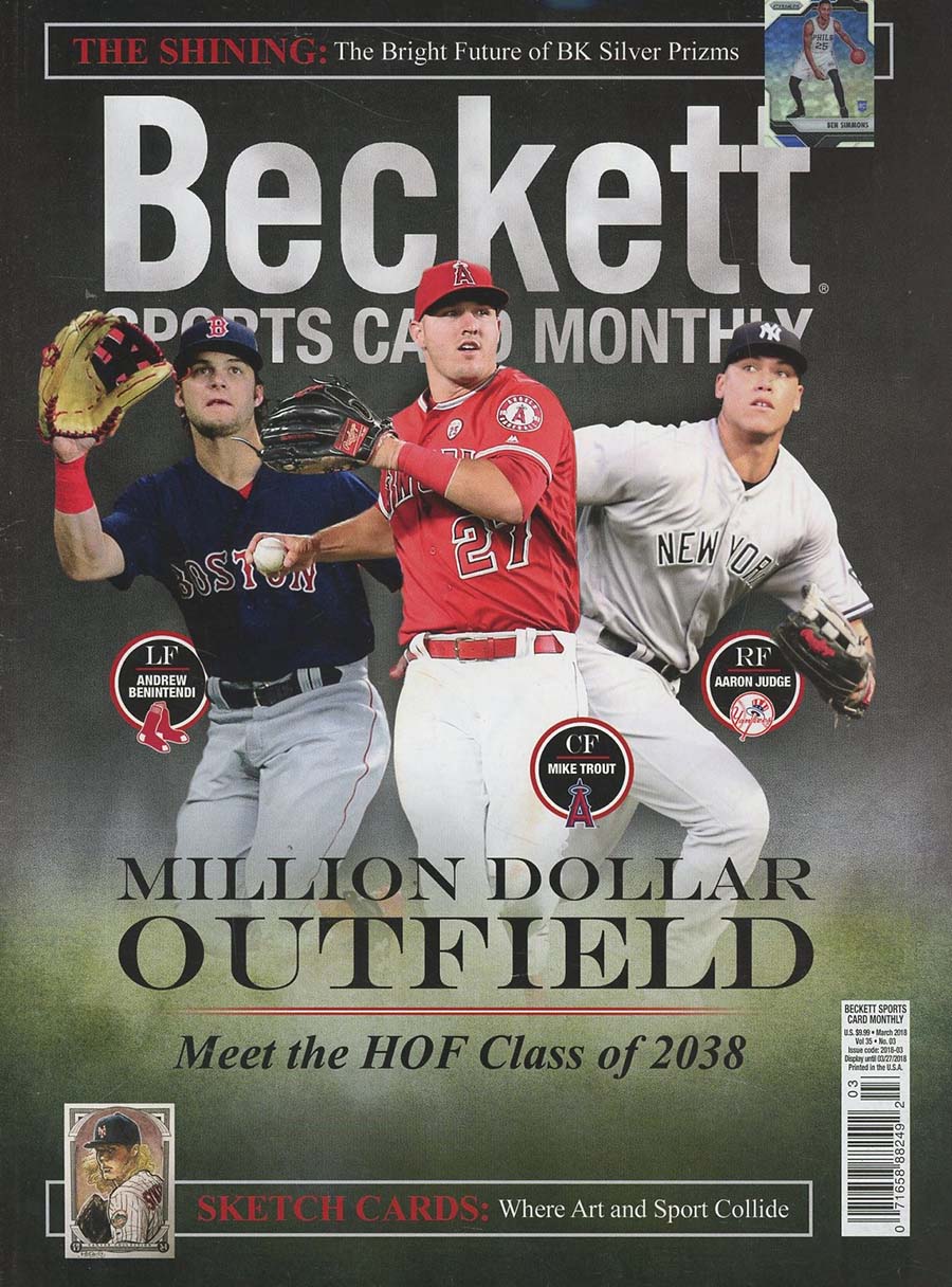 Beckett Sports Card Monthly #396 Vol 35 #3 March 2018