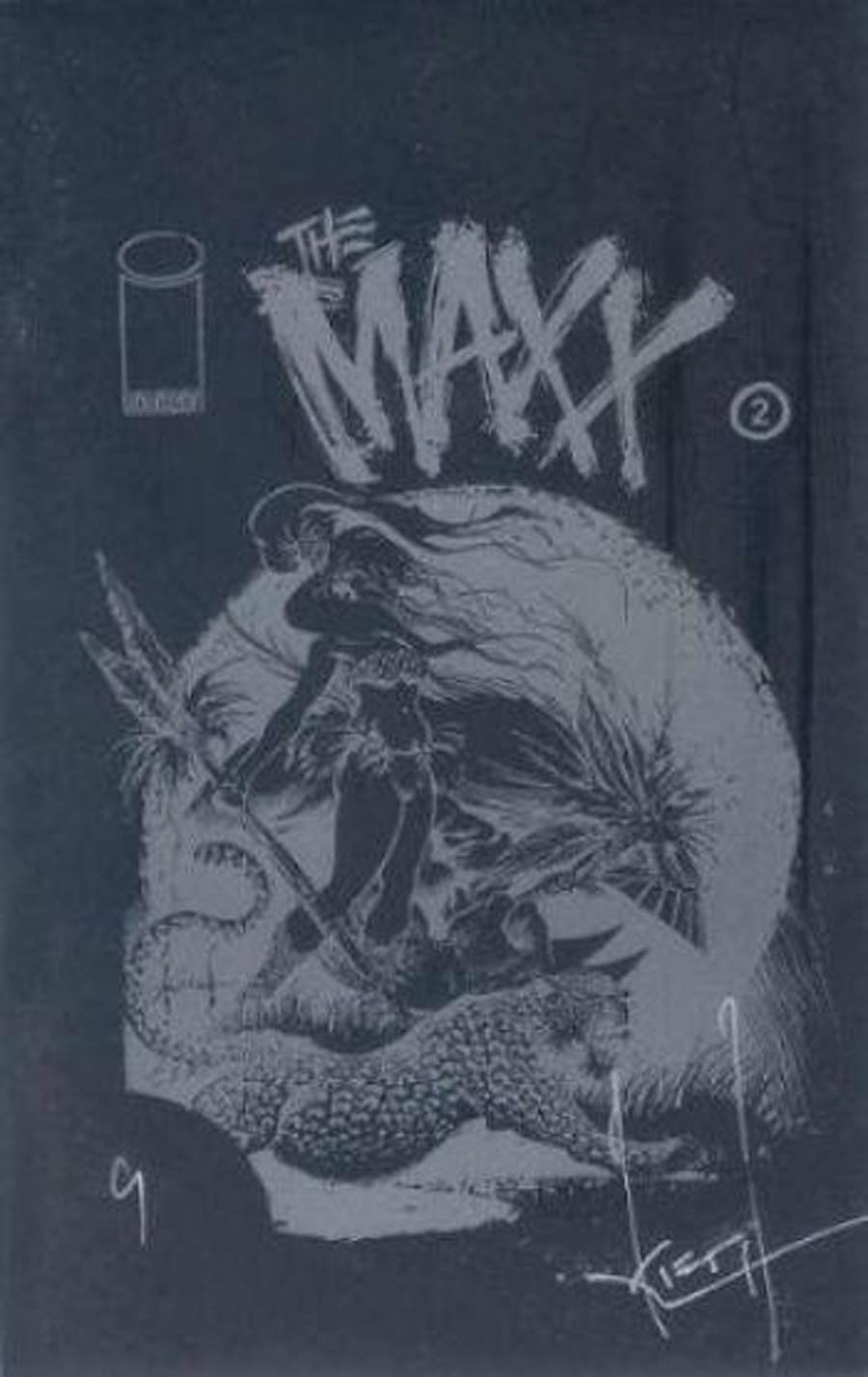 Maxx Ashcan #2 Cover B Black Edition