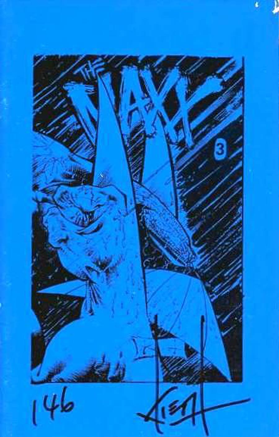 Maxx Ashcan #3 Cover B Blue Edition