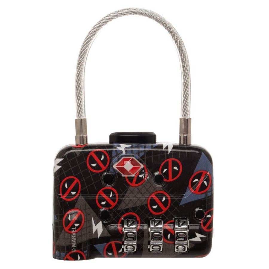 Marvel Comics TSA Combination Cable Lock - Deadpool