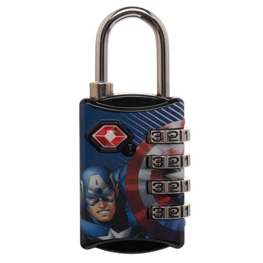 Marvel Comics TSA Combination Lock - Captain America