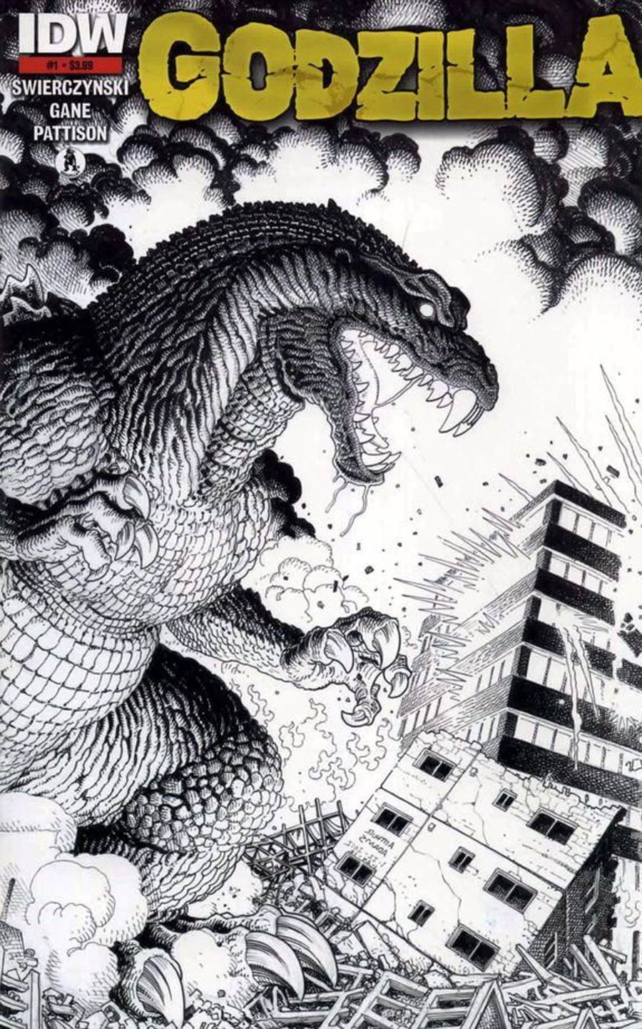 Godzilla Vol 2 #1 Cover E 2nd Ptg