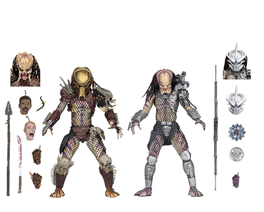Predator Ultimate Bad Blood And Ultimate Enforcer 7-Inch Scale 2-Pack Action Figure