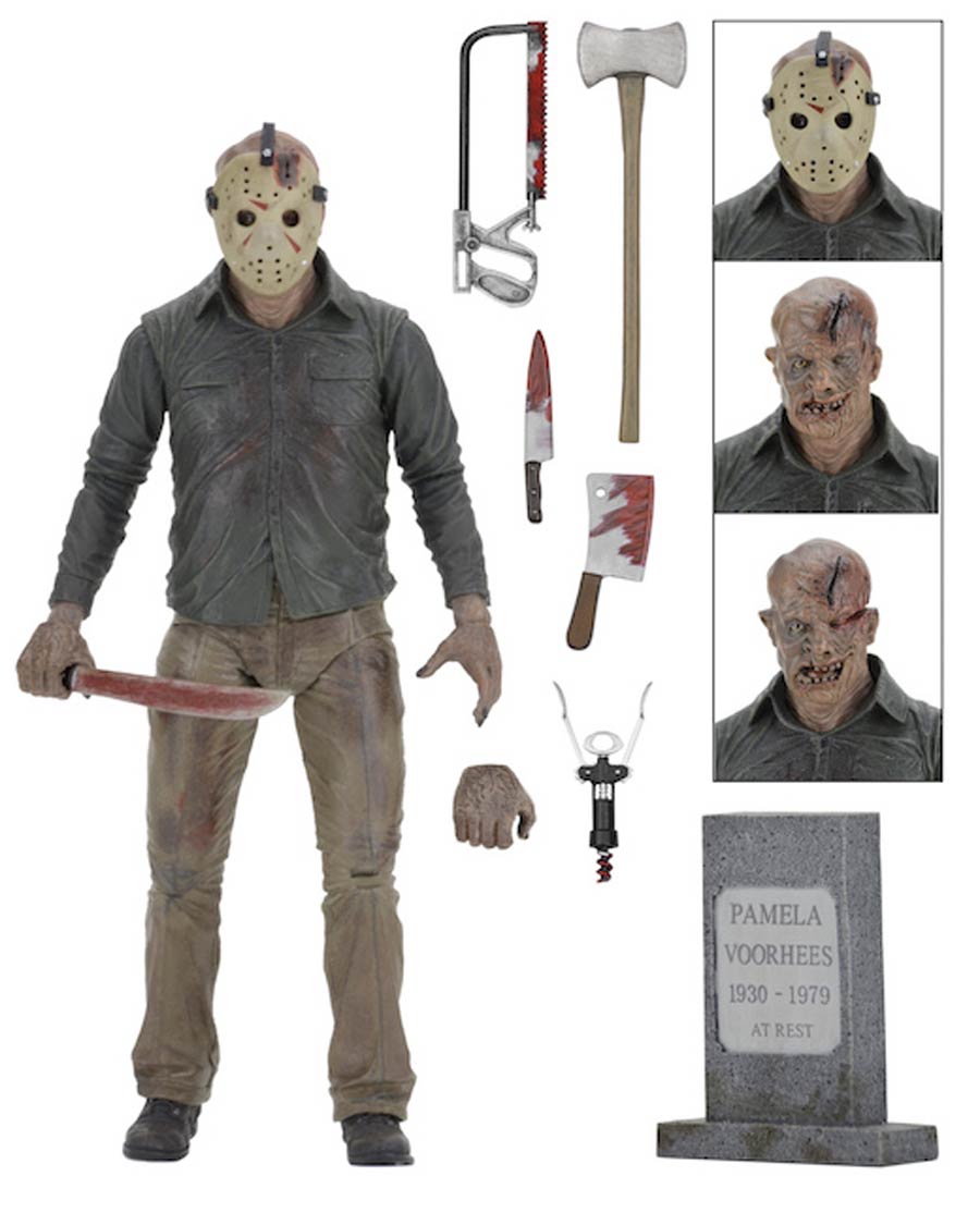 Friday The 13th Ultimate Part 4 Jason 1/4 Scale Action Figure