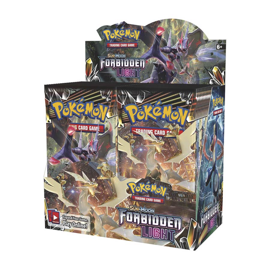 Pokemon TCG Sun And Moon Forbidden Light Booster Display Of 36 Packs