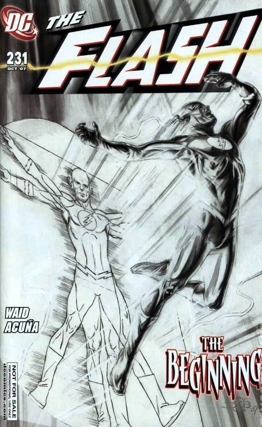 Flash Vol 2 #231 Cover C RRP Diamond Retailer Summit Sketch Edition