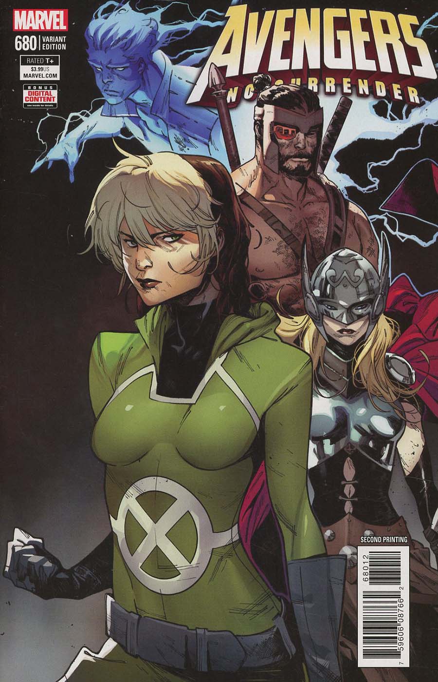 Avengers Vol 6 #680 Cover C 2nd Ptg Variant Aaron Kim Jacinto Cover (No Surrender Part 6)(Marvel Legacy Tie-In)