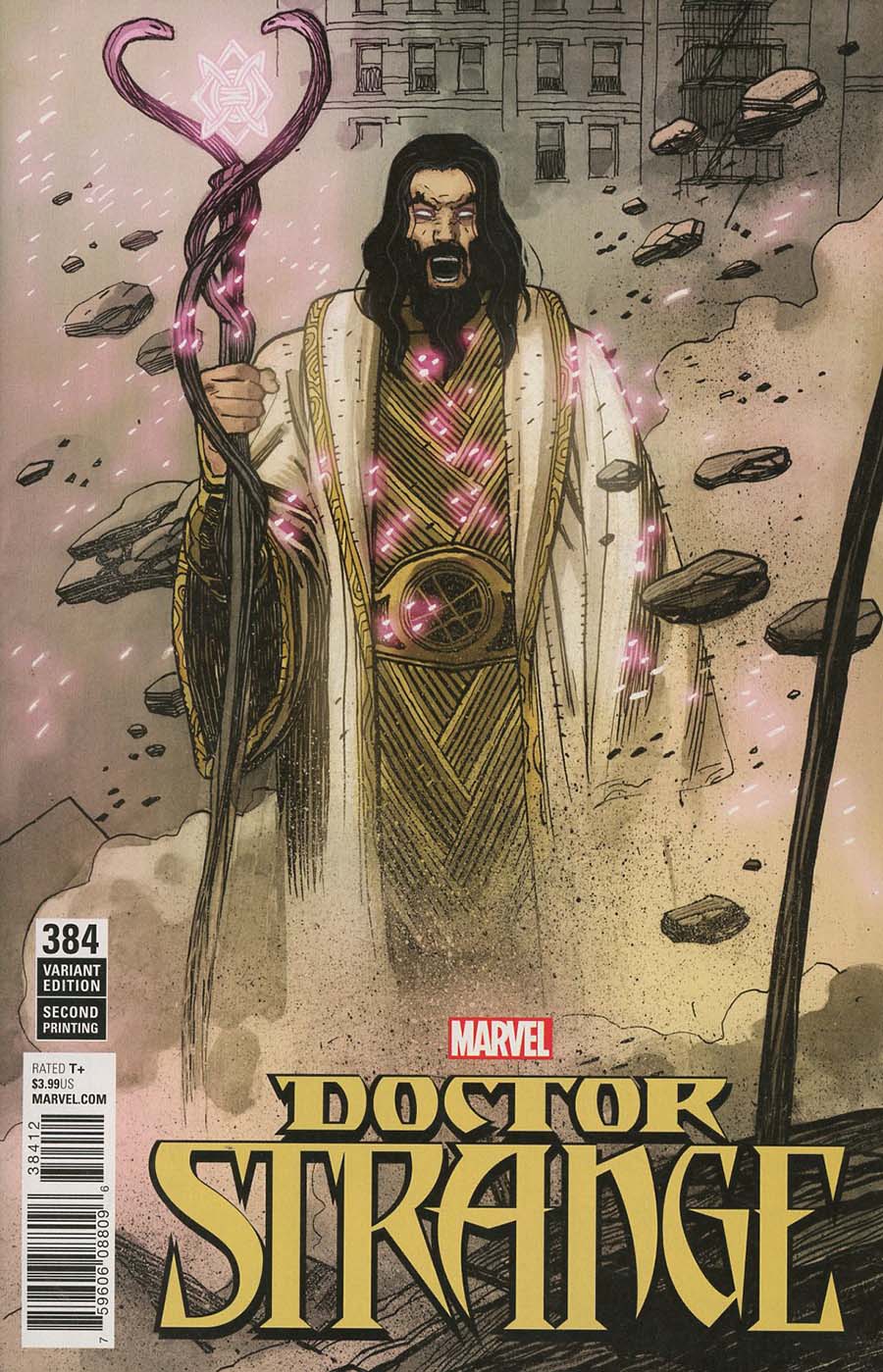 Doctor Strange Vol 4 #384 Cover C 2nd Ptg Variant Mike Del Mundo Cover (Marvel Legacy Tie-In)