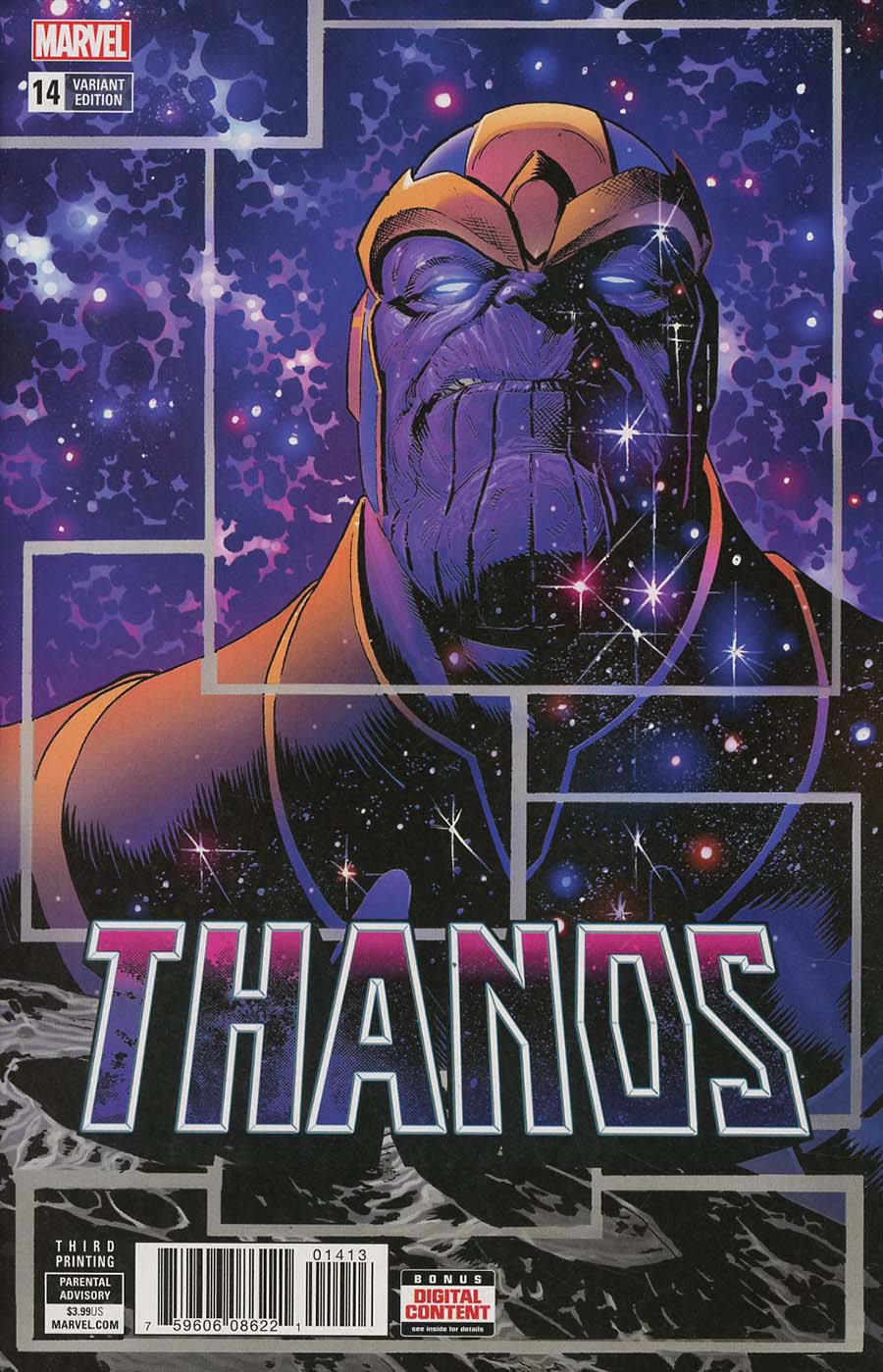 Thanos Vol 2 #14 Cover D 3rd Ptg Variant Geoff Shaw Cover (Marvel Legacy Tie-In)
