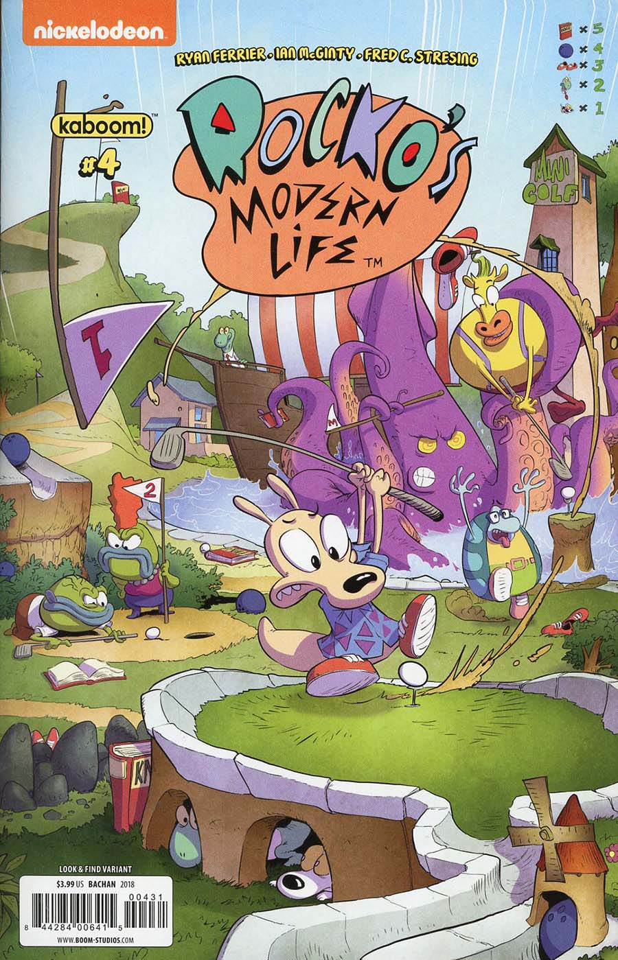 Rockos Modern Life Vol 2 #4 Cover C Variant Bachan Cover