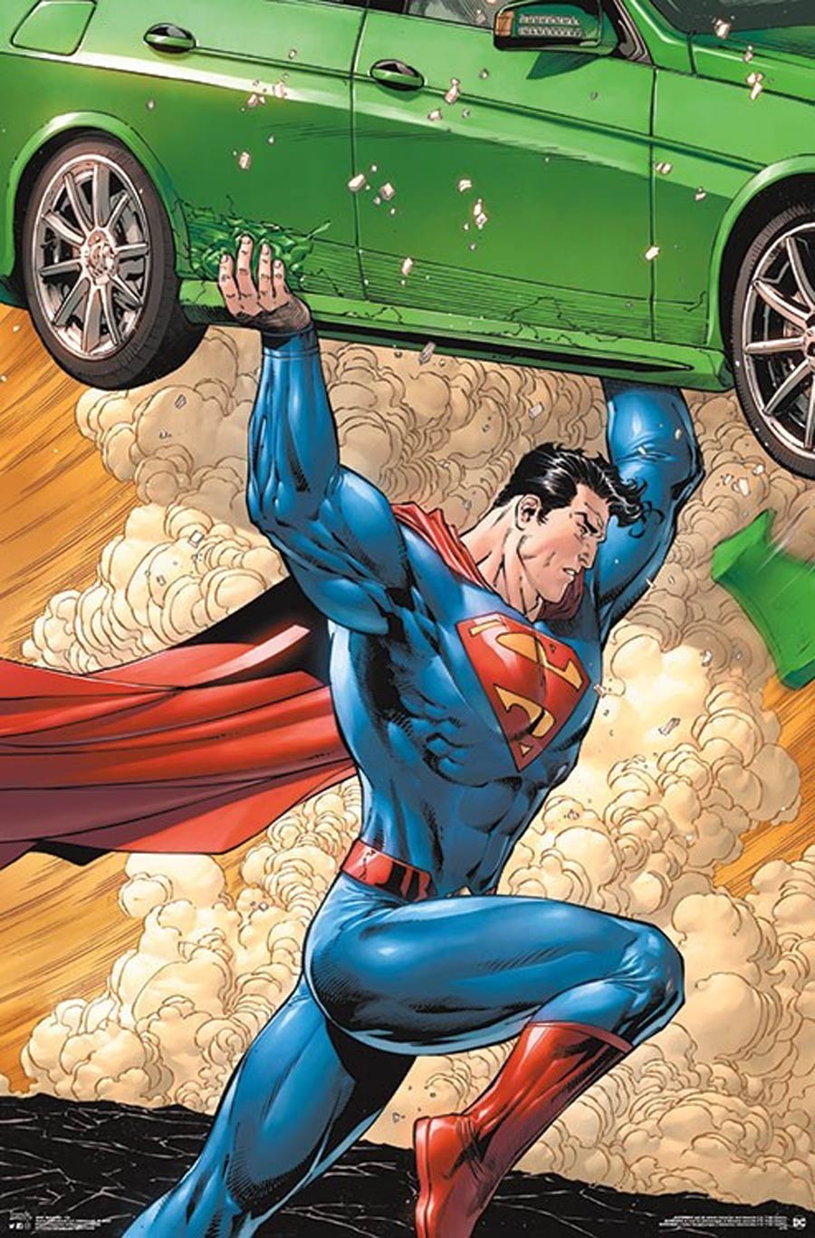 Superman Car Poster