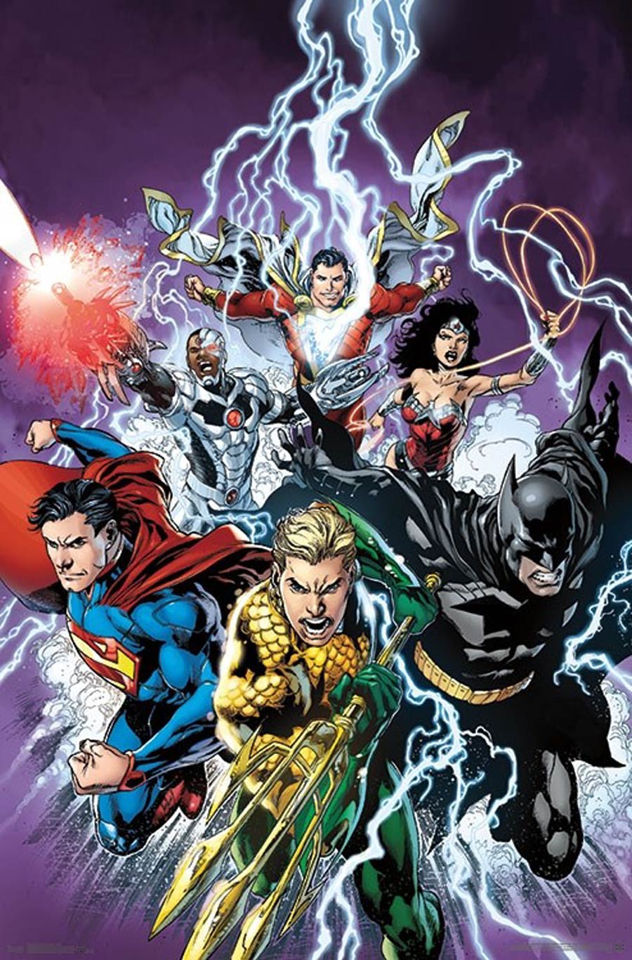 Justice League Movie Bolt Poster