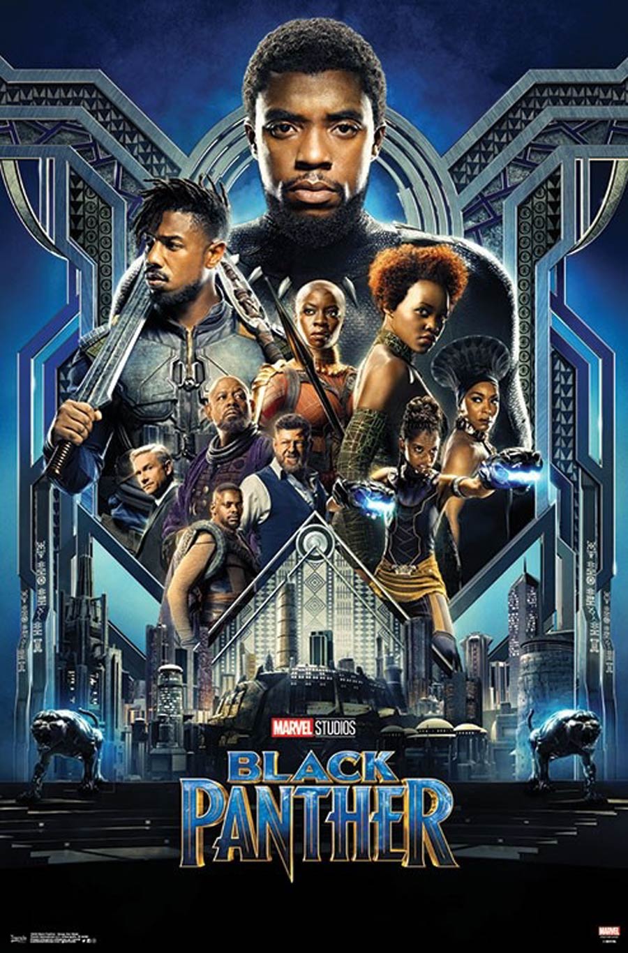 Black Panther Group One Sheet Poster