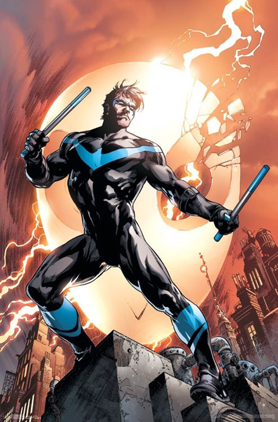 Nightwing Fire Poster