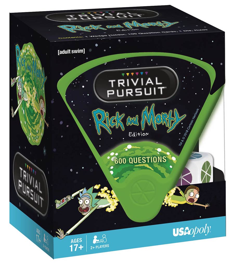 Trivial Pursuit Rick And Morty Collectors Edition