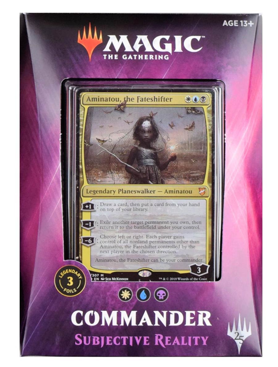 Magic The Gathering Commander 2018 Deck - Subjective Reality
