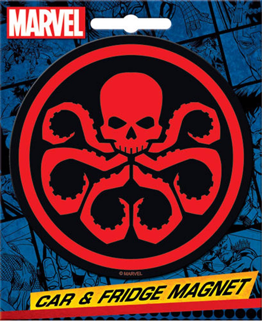 Marvel Comics Hydra Logo Die-Cut Car Magnet (31029MV)