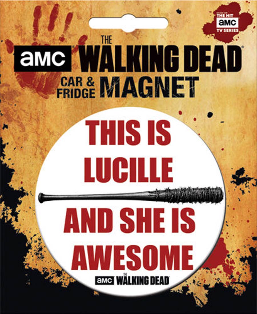 Walking Dead Lucille Die-Cut Car Magnet (31056WD)