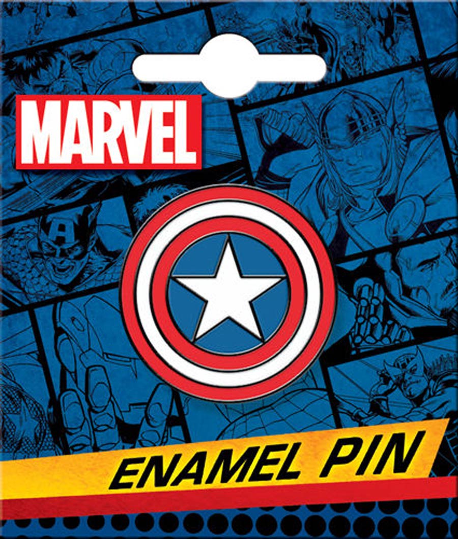 Marvel Comics Captain America Shield Enamel Pin (51031MV)