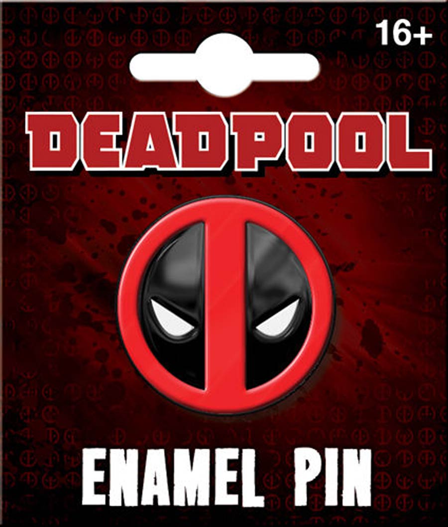 Marvel Comics Deadpool Logo Enamel Pin (51033MV)