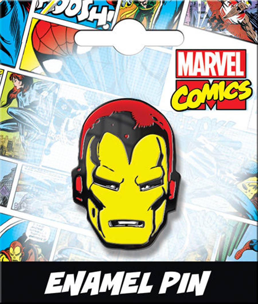 Marvel Comics Iron Man Head Enamel Pin (51037MV)